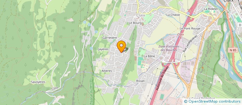 localisation de l'entreprise MONSIEUR MARTIN BRUNOTTE  CLAIX