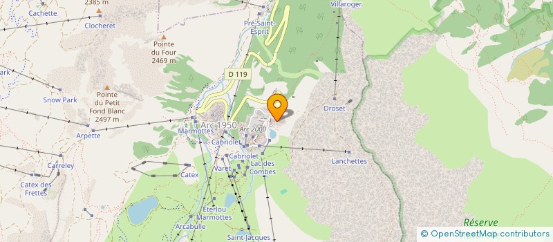 localisation de l'entreprise MONSIEUR MARTIN BURBIDGE  BOURG-SAINT-MAURICE