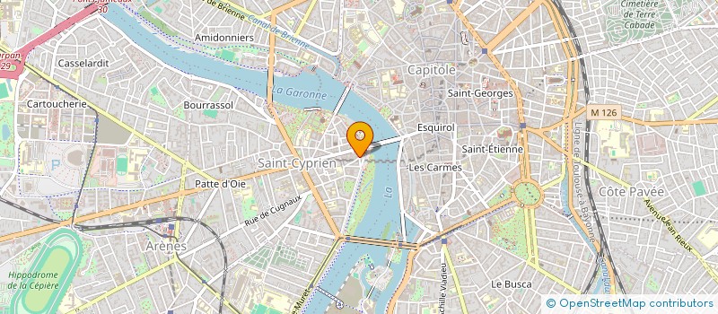 localisation de l'entreprise MONSIEUR MARTIN CABOCHE GROETZNER  TOULOUSE