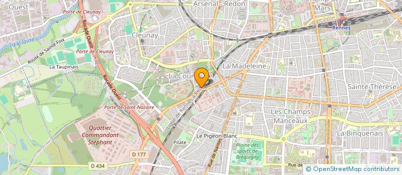 localisation de l'entreprise MONSIEUR MARTIN CAIROU  SAINT-JACQUES-DE-LA-LANDE