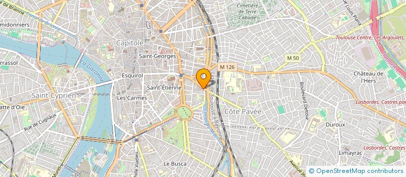localisation de l'entreprise MONSIEUR MARTIN CALEGARI  TOULOUSE
