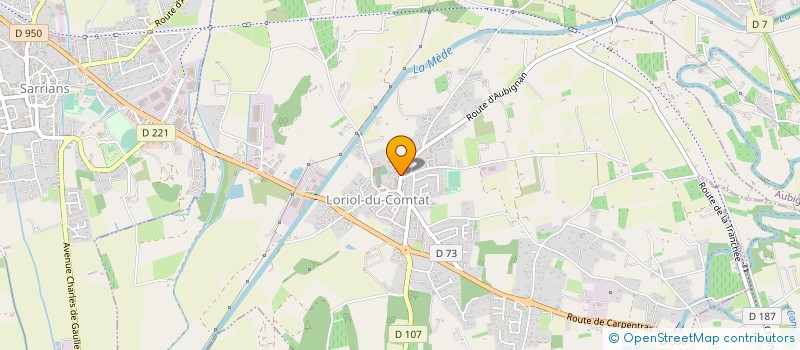 localisation de l'entreprise MONSIEUR MARTIN CALVIGNAC  LORIOL-DU-COMTAT