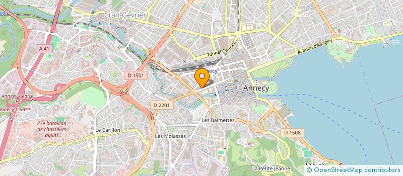 localisation de l'entreprise MONSIEUR MARTIN CALVINO à ANNECY