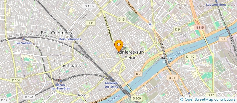 localisation de l'entreprise MONSIEUR MARTIN CAMUS à ASNIERES-SUR-SEINE