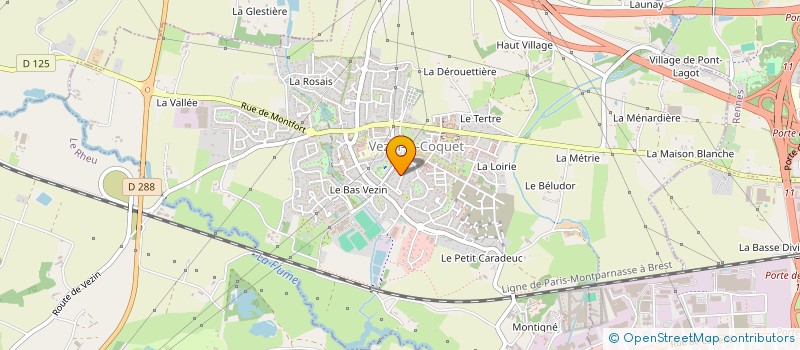 localisation de l'entreprise MONSIEUR MARTIN CAPON  VEZIN-LE-COQUET