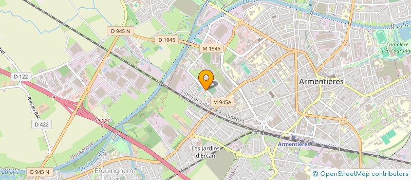 localisation de l'entreprise MONSIEUR MARTIN CAPPON  LA GORGUE