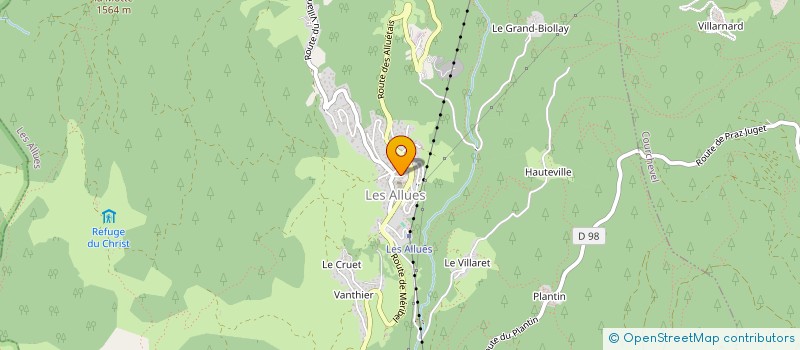 localisation de l'entreprise MONSIEUR MARTIN CARLIER à LES ALLUES