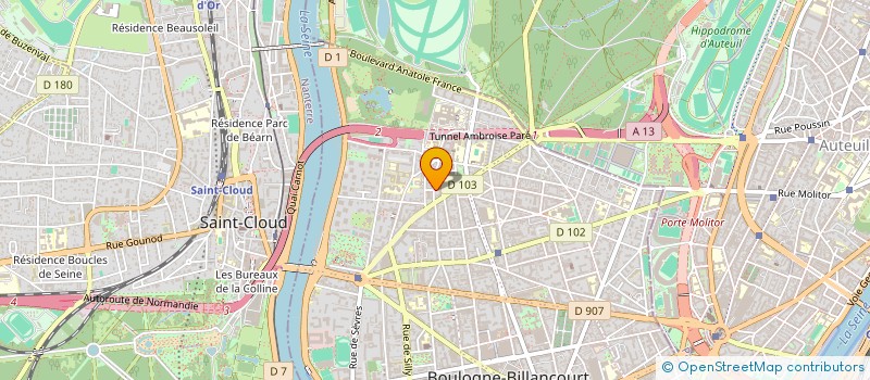 localisation de l'entreprise MONSIEUR MARTIN CARON à BOULOGNE-BILLANCOURT