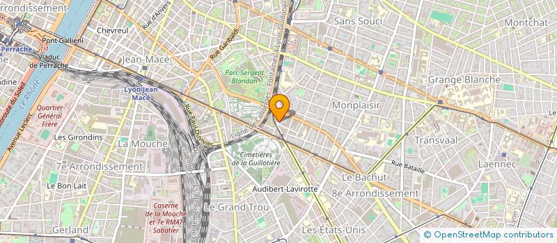 localisation de l'entreprise MONSIEUR MARTIN CARRIER  LYON