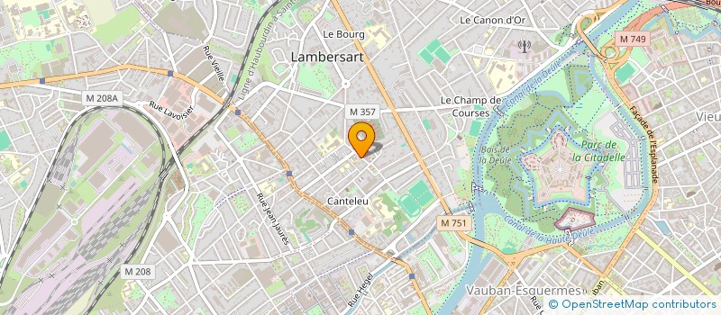 localisation de l'entreprise MONSIEUR MARTIN CHABANNE à LAMBERSART