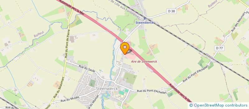 localisation de l'entreprise MONSIEUR MARTIN CHAINER  STEENWERCK