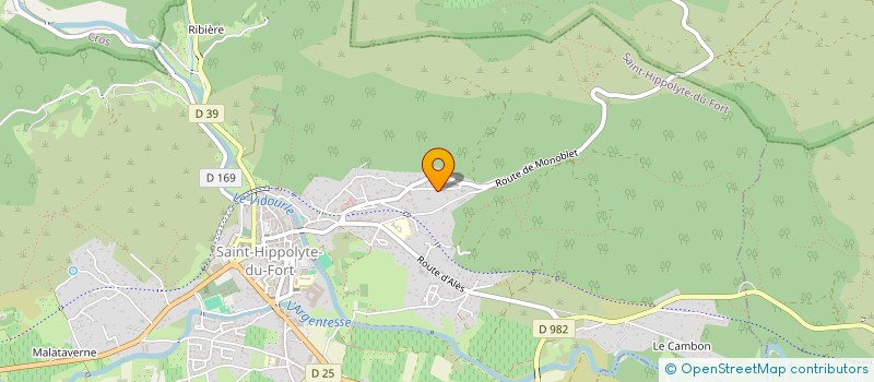 localisation de l'entreprise MONSIEUR MARTIN CHAMPAGNEUR  SAINT-HIPPOLYTE-DU-FORT