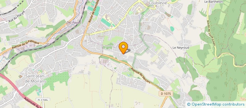 localisation de l'entreprise MONSIEUR MARTIN CHAMPON  LA BUISSE