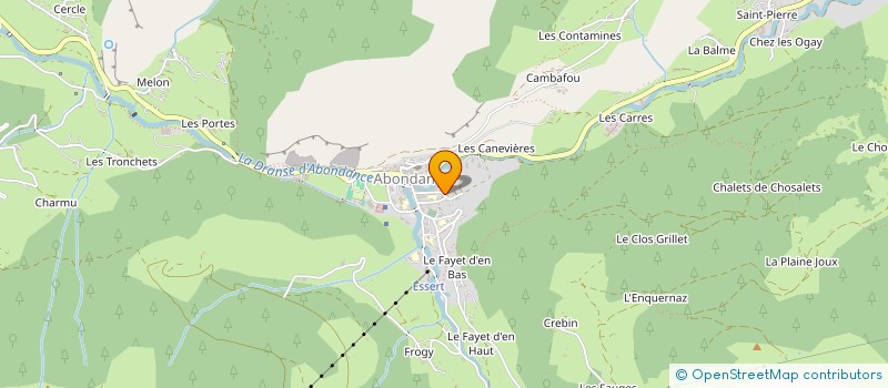 localisation de l'entreprise MONSIEUR MARTIN CHAPMAN  ABONDANCE