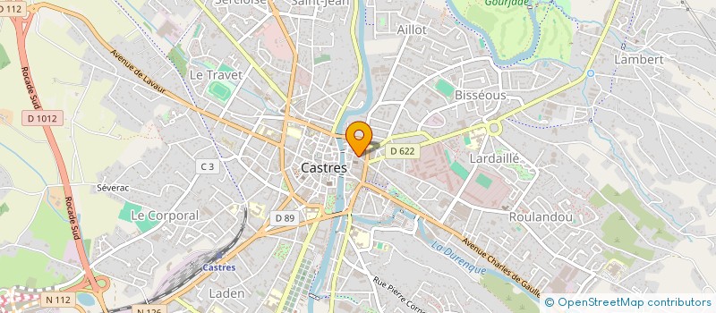 localisation de l'entreprise MONSIEUR MARTIN CHARCOT  CASTRES