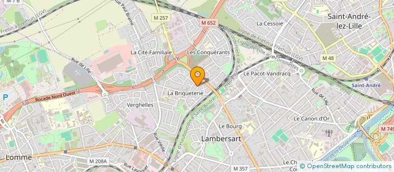 localisation de l'entreprise MONSIEUR MARTIN CHARTOGNE à LAMBERSART