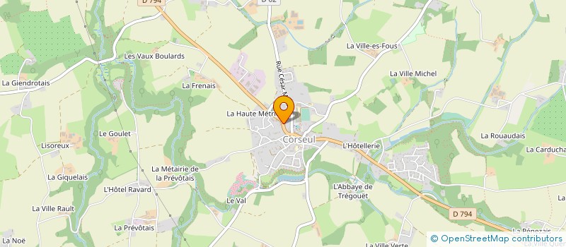 localisation de l'entreprise MONSIEUR MARTIN CHAUVET à CORSEUL