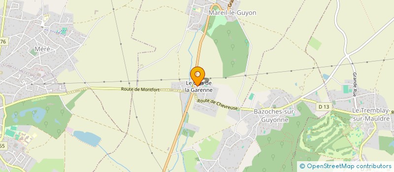 localisation de l'entreprise MONSIEUR MARTIN CHESNAY  BAZOCHES-SUR-GUYONNE