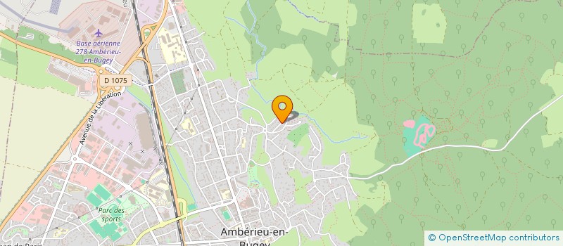 localisation de l'entreprise MONSIEUR MARTIN CHEVALIER  AMBERIEU-EN-BUGEY