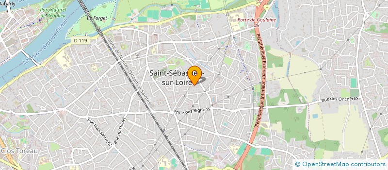 localisation de l'entreprise MONSIEUR MARTIN CHOBLET  SAINT-SEBASTIEN-SUR-LOIRE