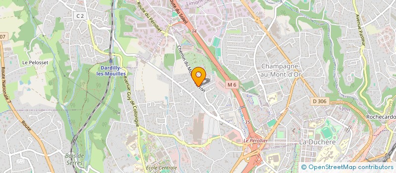 localisation de l'entreprise MONSIEUR MARTIN CIBERT  ECULLY