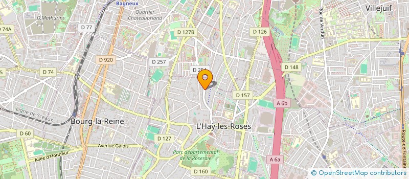 localisation de l'entreprise MONSIEUR MARTIN CIRADE  L'HAY-LES-ROSES