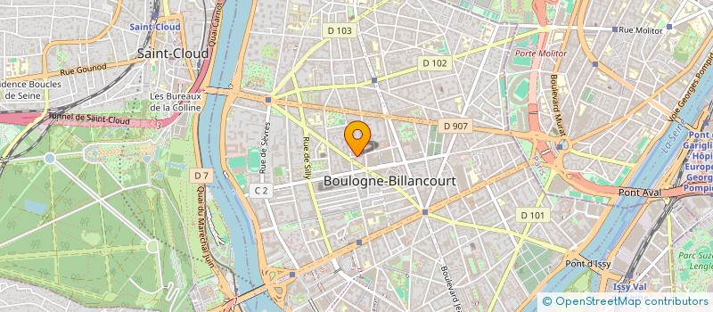 localisation de l'entreprise MONSIEUR MARTIN CLERMONT à BOULOGNE-BILLANCOURT