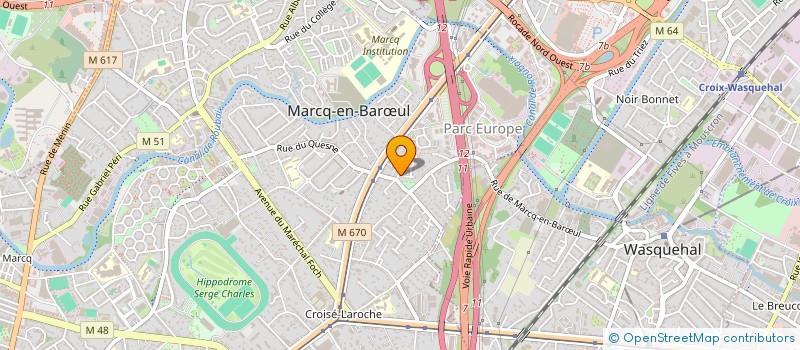 localisation de l'entreprise MONSIEUR MARTIN CNEUDE à MARCQ-EN-BARŒUL