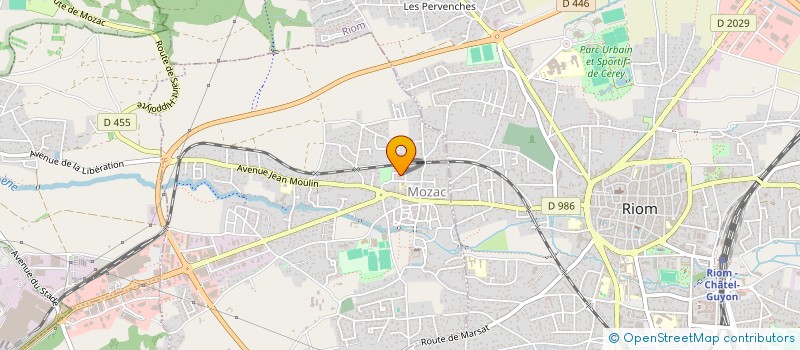 localisation de l'entreprise MONSIEUR MARTIN COPPERE  MOZAC