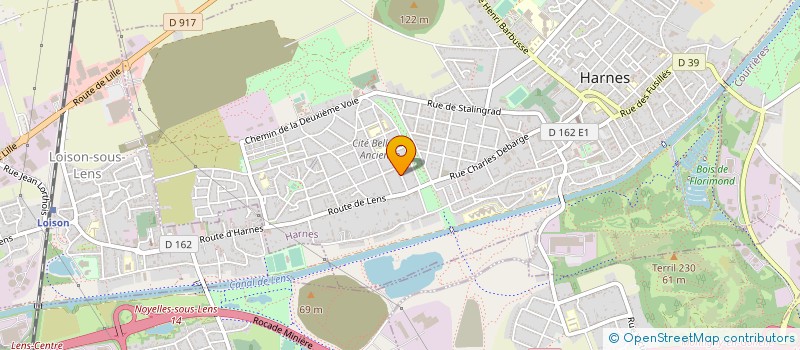 localisation de l'entreprise MONSIEUR MARTIN CRAMMER à HARNES