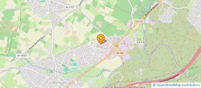 localisation de l'entreprise MONSIEUR MARTIN CRAMOISAN  FABREGUES