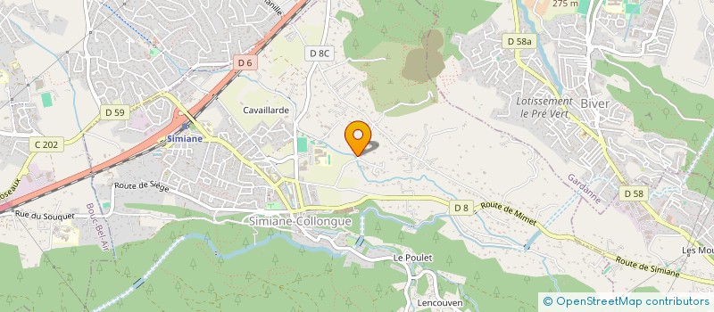 localisation de l'entreprise MONSIEUR MARTIN CUADRAS  SIMIANE-COLLONGUE