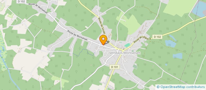 localisation de l'entreprise MONSIEUR MARTIN CUSSIGH  VENDAYS-MONTALIVET