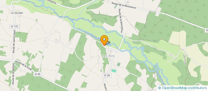 localisation de l'entreprise MONSIEUR MARTIN DALESANDRO MARTIN à CHASSENEUIL-SUR-BONNIEURE
