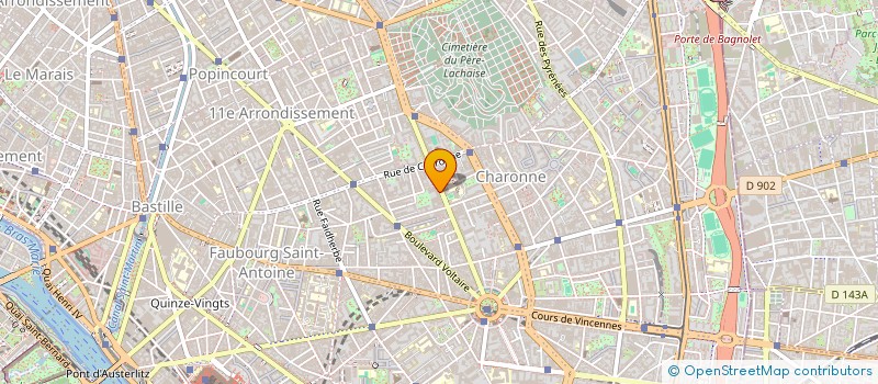 localisation de l'entreprise MONSIEUR MARTIN DANGLES  PARIS