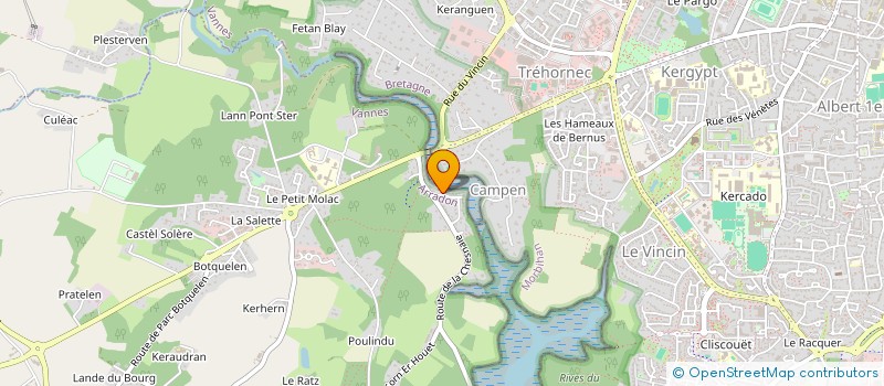 localisation de l'entreprise MONSIEUR MARTIN DARVIOT  ARRADON