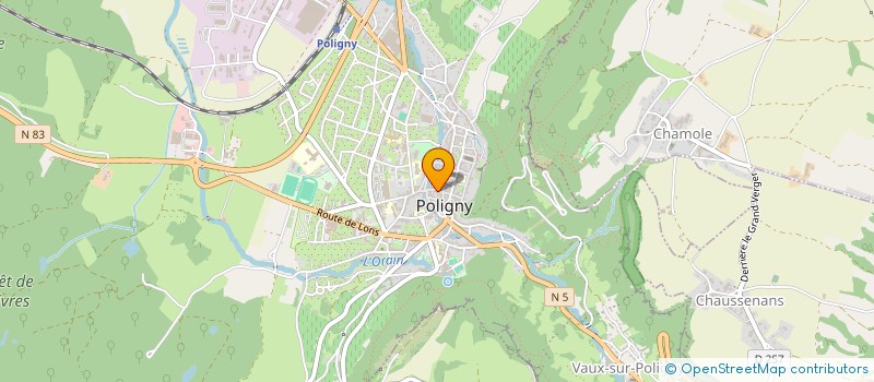 localisation de l'entreprise MONSIEUR MARTIN DAVID  POLIGNY