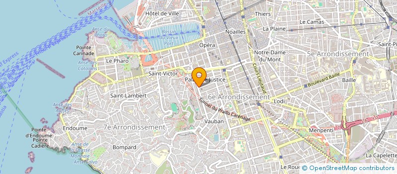 localisation de l'entreprise MONSIEUR MARTIN DE BAST à MARSEILLE