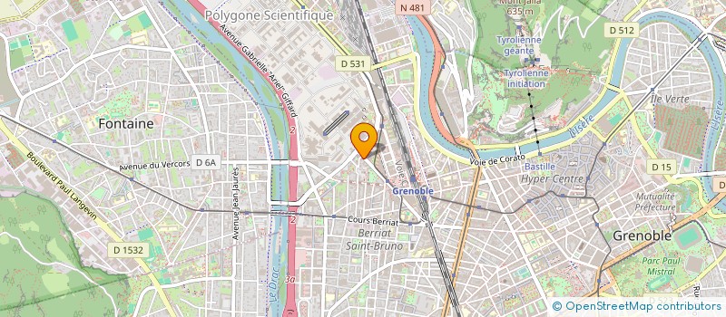 localisation de l'entreprise MONSIEUR MARTIN DE KERIMEL DE KERVENO  GRENOBLE