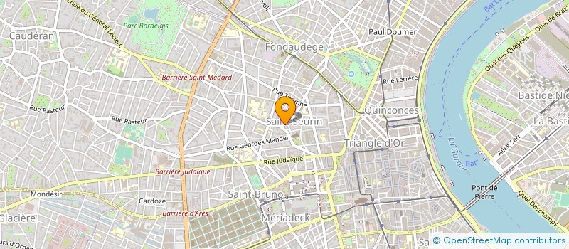 localisation de l'entreprise MONSIEUR MARTIN DE ROQUEFEUIL  BORDEAUX
