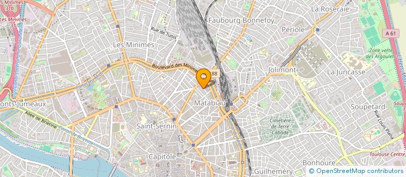 localisation de l'entreprise MONSIEUR MARTIN DE SAINT à TOULOUSE