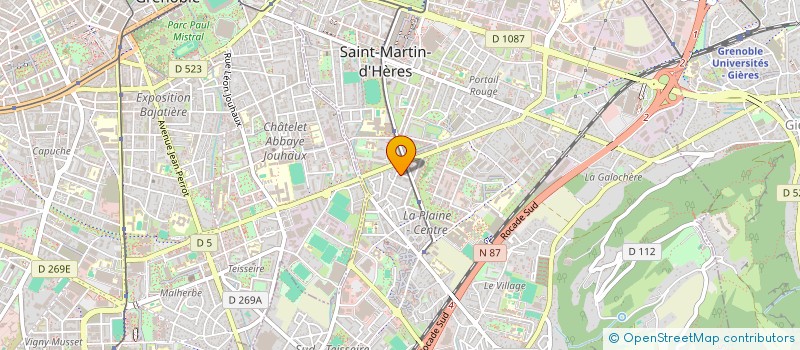 localisation de l'entreprise MONSIEUR MARTIN DE TRUCHIS  SAINT-MARTIN-D'HERES