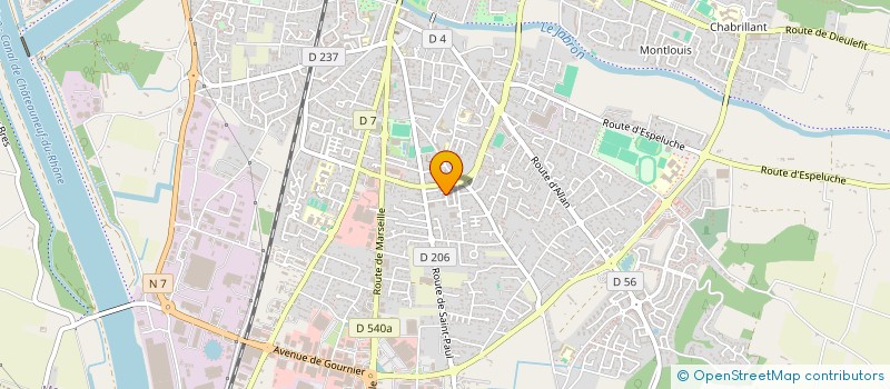 localisation de l'entreprise MONSIEUR MARTIN DEAGE  DONZERE