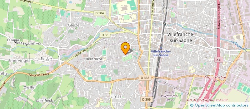 localisation de l'entreprise MONSIEUR MARTIN DEBILLY  VILLEFRANCHE-SUR-SAONE