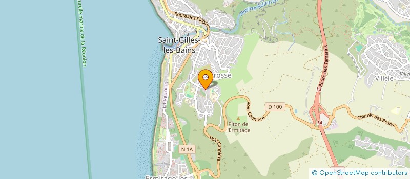 localisation de l'entreprise MONSIEUR MARTIN DEBRADE  SAINT-PAUL