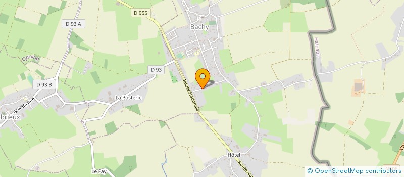 localisation de l'entreprise MONSIEUR MARTIN DEBUSSCHERE  BACHY