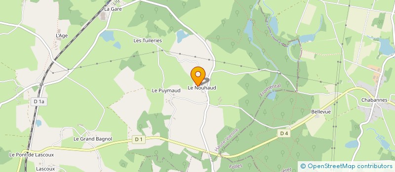 localisation de l'entreprise MONSIEUR MARTIN DEFROMONT  FROMENTAL