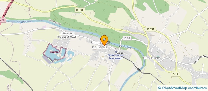 localisation de l'entreprise MONSIEUR MARTIN DEJAX à SAINT-LIEUX-LES-LAVAUR