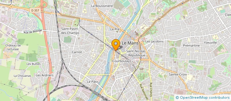 localisation de l'entreprise MONSIEUR MARTIN DELABOUDINIERE à LE MANS