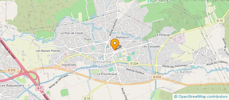 localisation de l'entreprise MONSIEUR MARTIN DELFOSSE  PELISSANNE